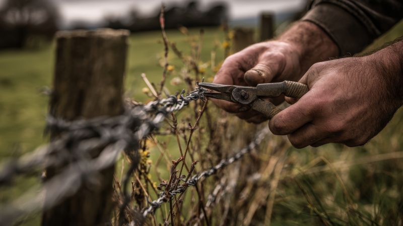 Barbed Wire Fence Installation Service