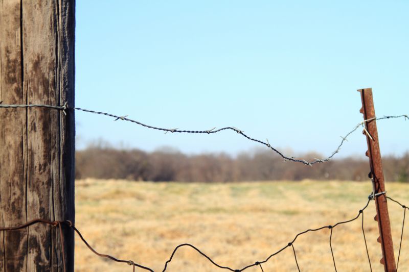 Replacing Old Barbed Wire