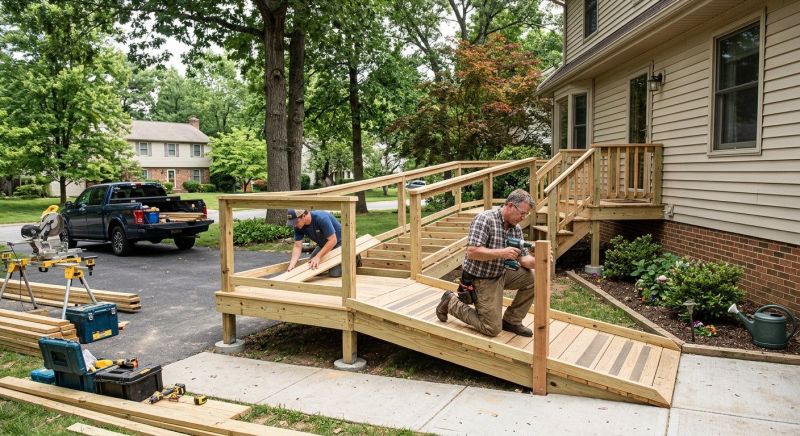 Handicap Ramp Installation in Kansas City, KS