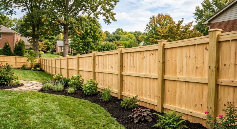 Pine Fence Installation in Roseville, CA